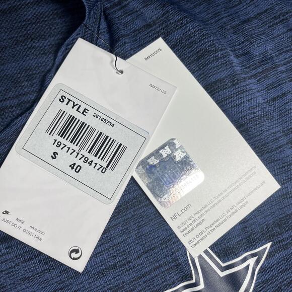NWT Nike Dri Fit Men’s Medium Dallas Cowboys NFL Dri-Fit T-Shirt Sport Apparel - Picture 2 of 9